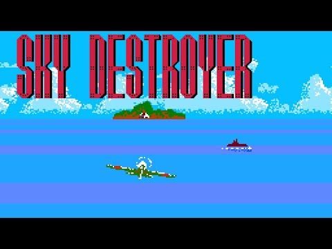 Sky Destroyer (FC · Famicom) video game port | 5-scene session for 1 Player 🎮
