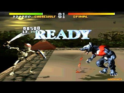 Killer Instinct 1 arcade Sabrewulf 60FPS Gameplay Playthrough