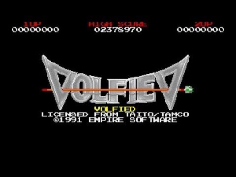 Volfied gameplay (PC Game, 1989)