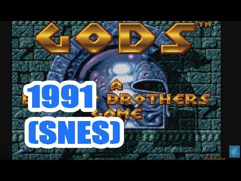 1991 Gods  (SNES) Game Playthrough Retro game