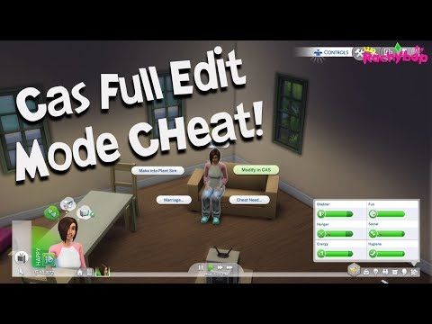 Konsol CAS tam düzenleme modunda The Sims 4 CHEAT [PS4]
