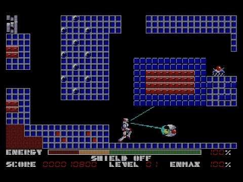 [PC-88] Thexder (1985) (Artes do jogo)