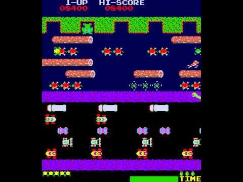 Arcade-Spiel: Frogger (1981 Konami)