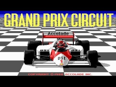 Jogabilidade do Grand Prix Circuit (jogo para PC, 1988)