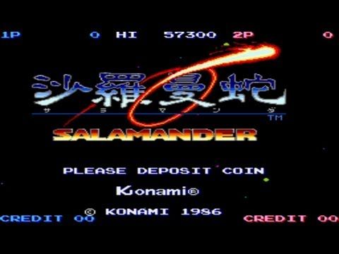 Salamander, część 1 z 2 1986 Konami Mame Retro Arcade Games