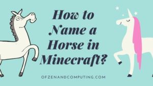 Kuinka nimetä hevonen Minecraftissa? [cy] kuvilla