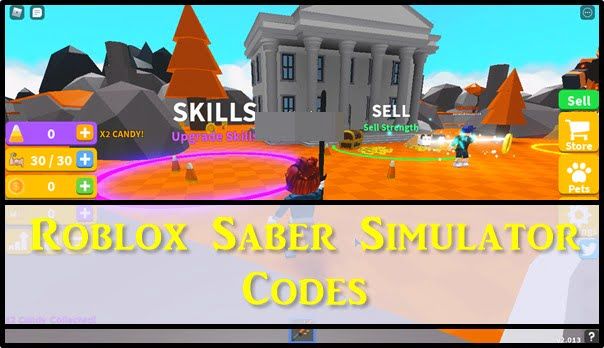 Códigos del simulador Roblox Sabre ([cy])