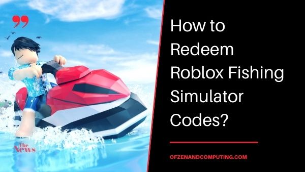 ¿Cómo canjear los códigos del simulador de pesca de Roblox?