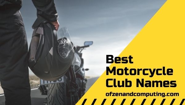 Die besten Ideen für Motorradclubnamen (2023)