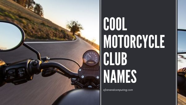 Idées de noms de clubs de moto sympas (2023)