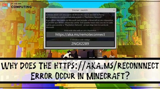 Minecraft'ta Https Aka MS RemoteConnect Hatası Neden Oluşur?