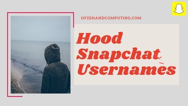 Nomi utente di Hood Snapchat (2023)