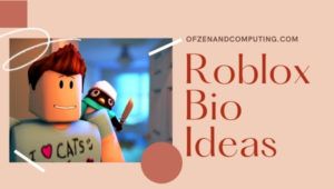 Roblox-Bio-Ideen ([cy]) Lustig, süß, cool, gut