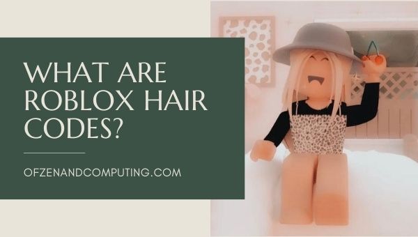 Что такое коды для волос Roblox?