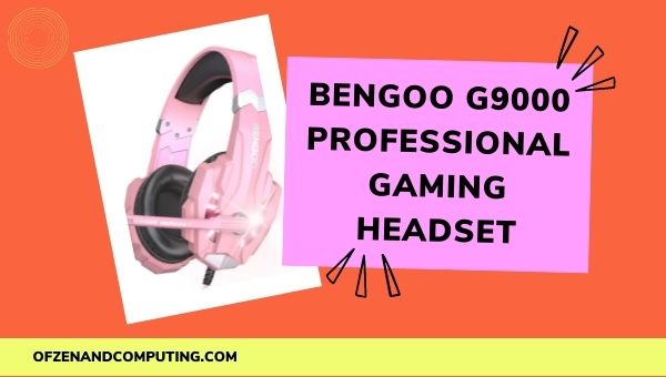 Fone de ouvido profissional para jogos BENGOO G9000