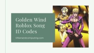 Codes d'identification Golden Wind Roblox (2022): codes d'identification de chanson / musique