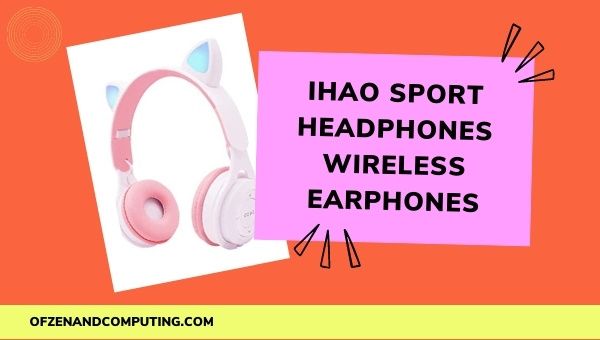 Fones de ouvido esportivos IHAO sem fio