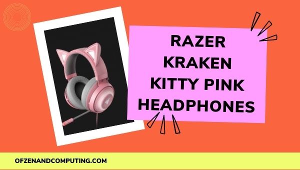 Розовые наушники Razer Kraken Kitty