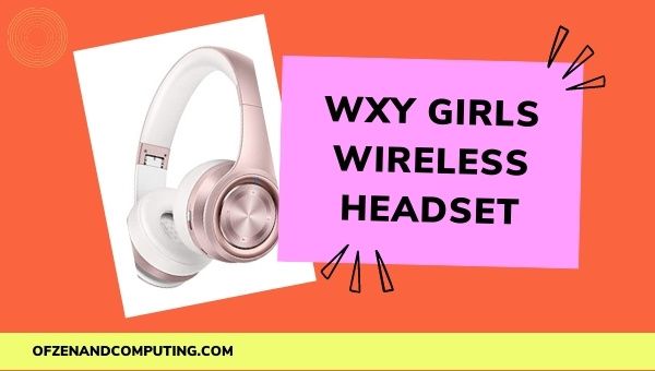 Bezprzewodowy zestaw słuchawkowy WXY dla dziewczynek