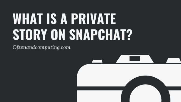 O que é uma História Privada no Snapchat? (2023)