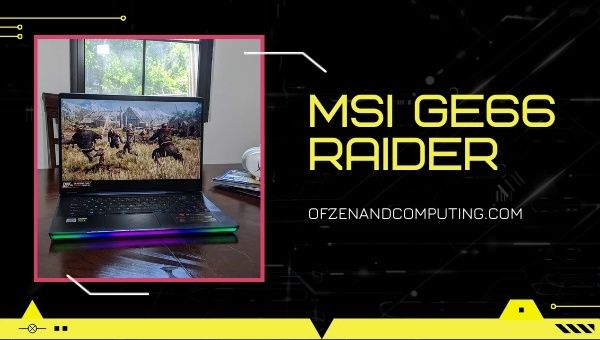 Portátil para juegos MSI GE66 Raider