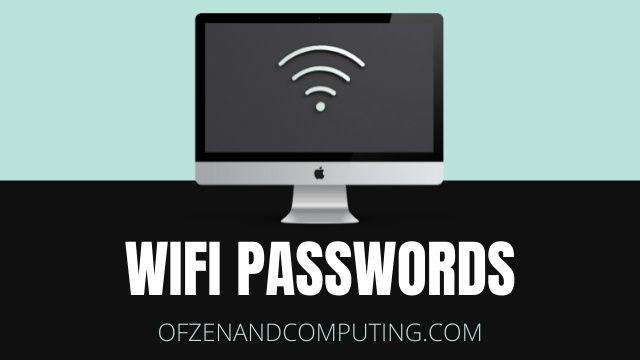 Grappige ideeën voor wifi-wachtwoorden ([cy]) Slim, cool, goed