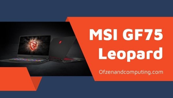 Komputer riba Permainan MSI GF75 Leopard