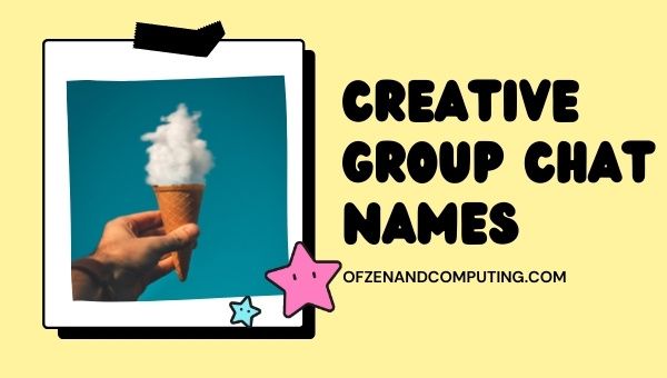 Nomi di chat del gruppo creativo (2023)