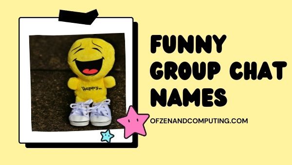 Nomi di chat di gruppo divertenti (2023)