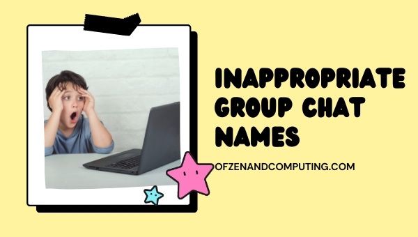 Nomi di chat di gruppo inappropriati (2023)