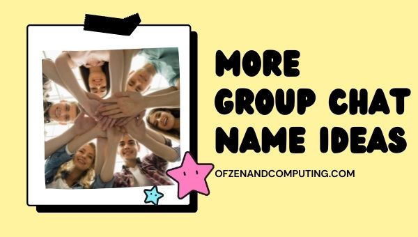 Altre idee per nomi di chat di gruppo (2023)