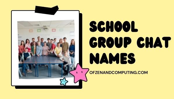 Nama Obrolan Grup Sekolah (2023)