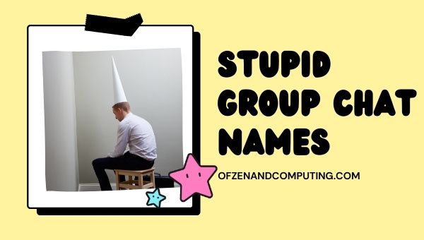 Stupidi nomi di chat di gruppo (2023)