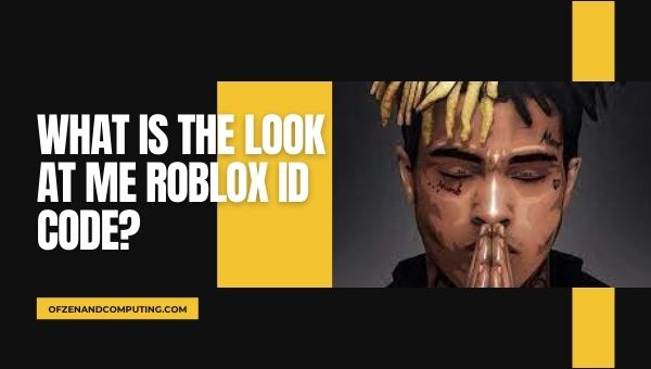 What is the Look At Me Roblox ID Code?