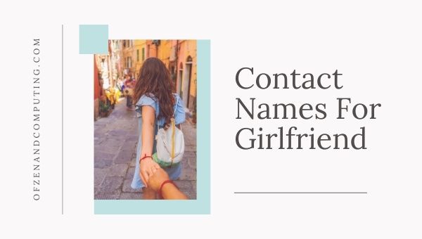 Nomes de contato para namorada (2023)