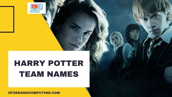 Idee per i nomi delle squadre di Harry Potter (2023)