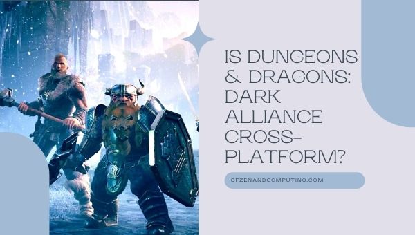 D&D: Dark Alliance Çapraz Platform 2023'te mi?