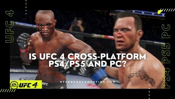 ¿UFC 4 es multiplataforma PS4_PS5 y PC?
