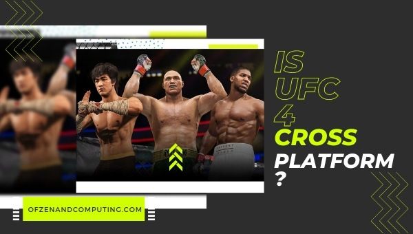 O UFC 4 é multiplataforma em 2023?