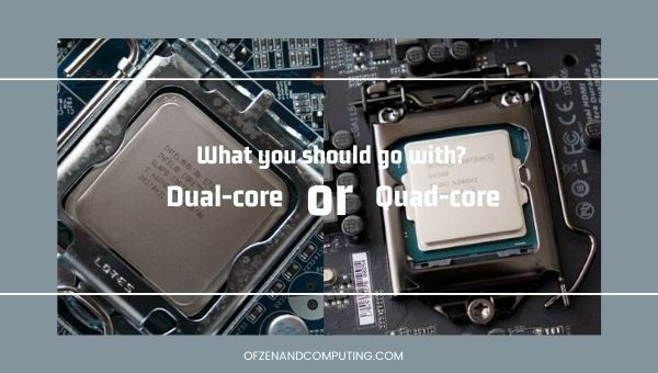Wat u moet doen met Dual-core of Quad-core