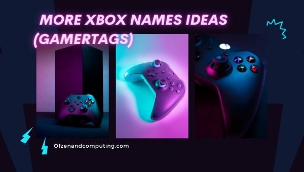 Więcej pomysłów na nazwy tagów graczy Xbox (2023)