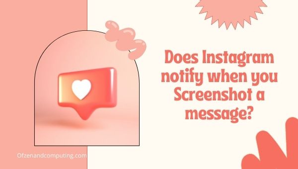 Bir mesajın ekran görüntüsünü aldığınızda Instagram bilgilendirir mi?