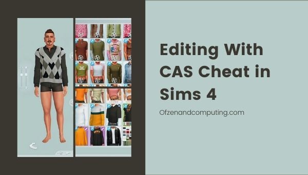Modifica con CAS Cheat in Sims 4 (2023)