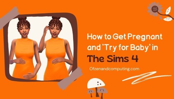 Come rimanere incinta e "provare per un bambino" in The Sims 4?