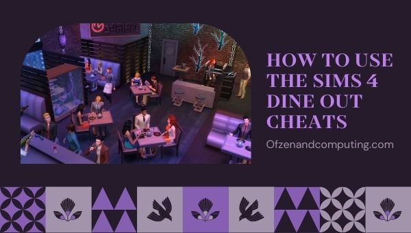 Как использовать читы The Sims 4 Dine Out?