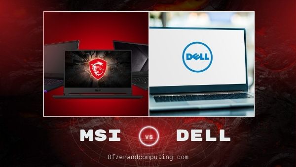 MSI vs Dellin kannettavat tietokoneet
