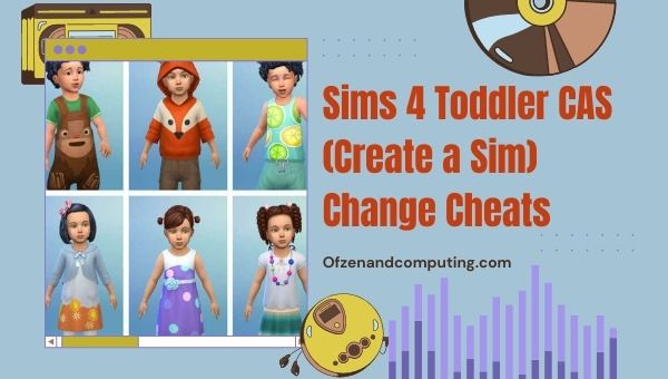 Sims 4 Toddler CAS (Crea un Sim) Cambia trucchi