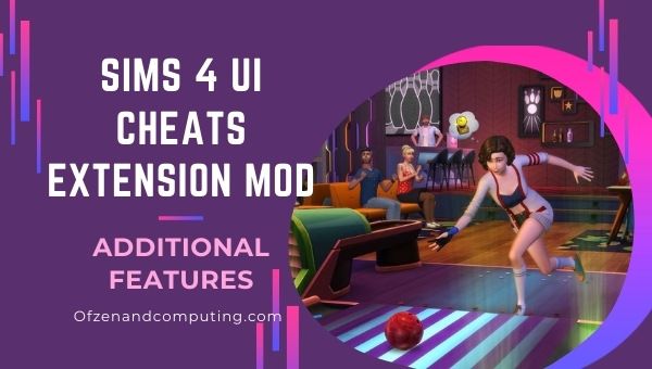 Rozszerzenie Sims 4 UI Cheats — dodatkowe funkcje