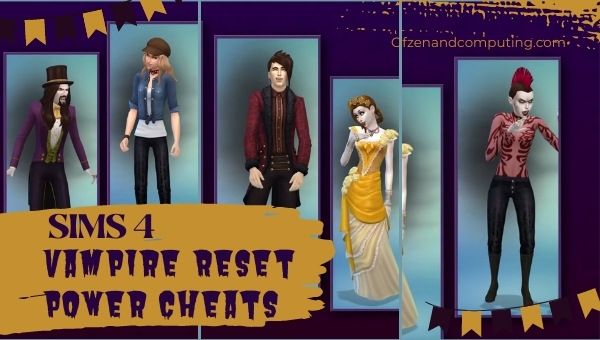 لعبة Sims 4 Vampire Reset Power Cheats (2023)