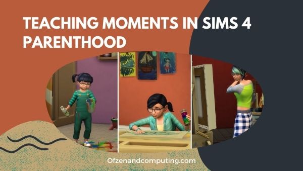 Momentos de ensino em The Sims 4 Paternidade 